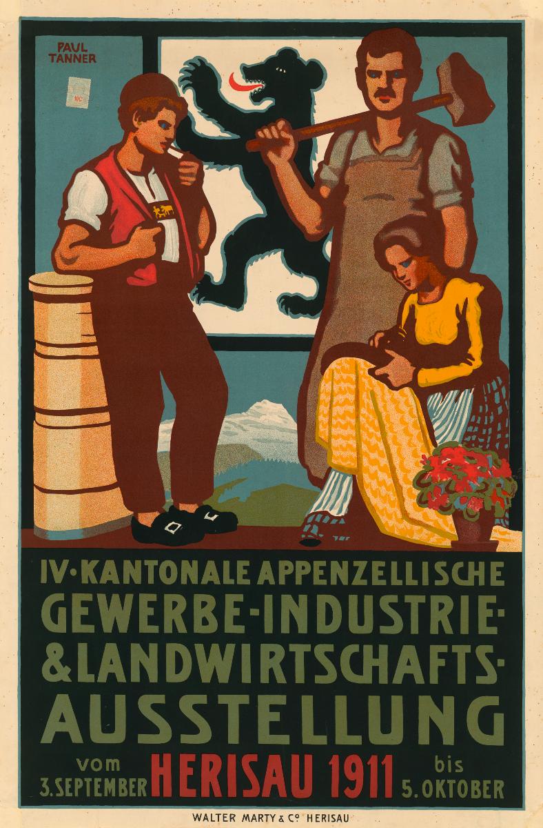 Gewerbe-Industrie & Landwirtschafts-Ausstellung Herisau 1911
