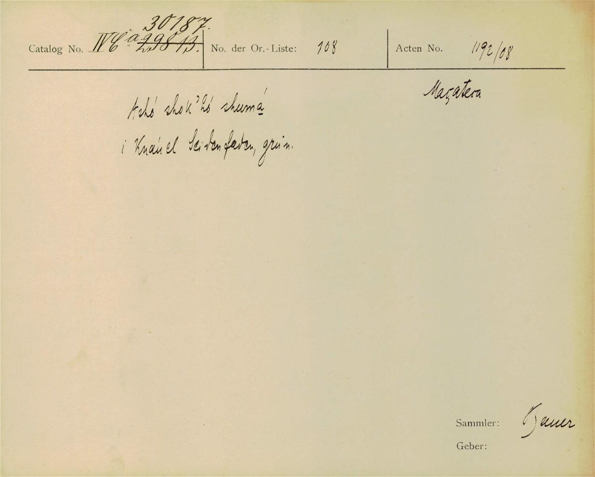 IV Ca 30187