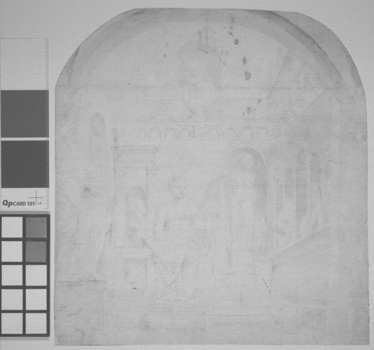 Statuenhof der Casa Sassi in Rom