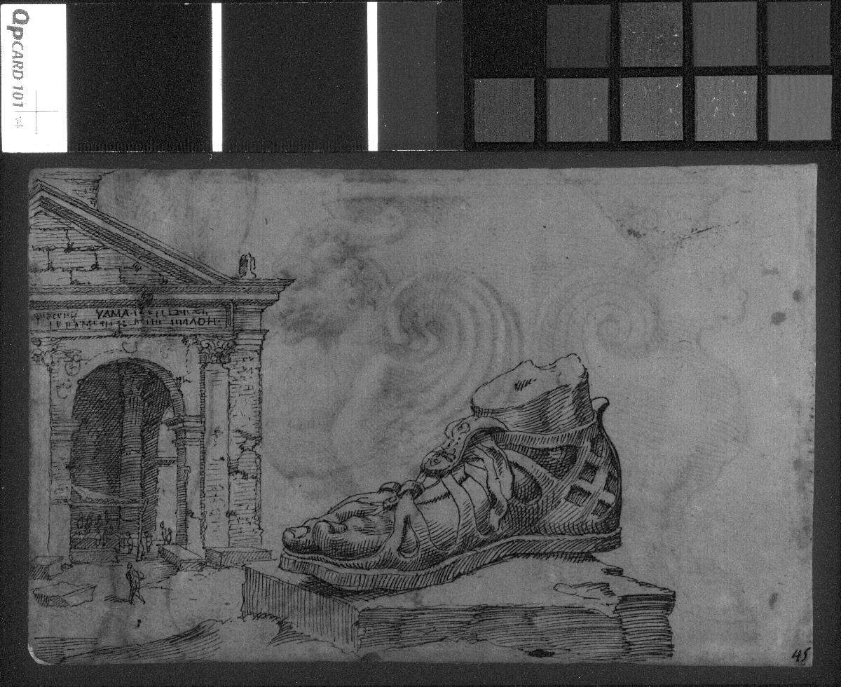 Kolossalfuß und Porticus Octaviae