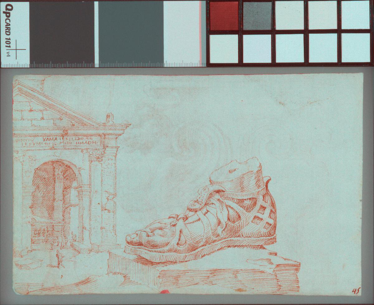 Kolossalfuß und Porticus Octaviae