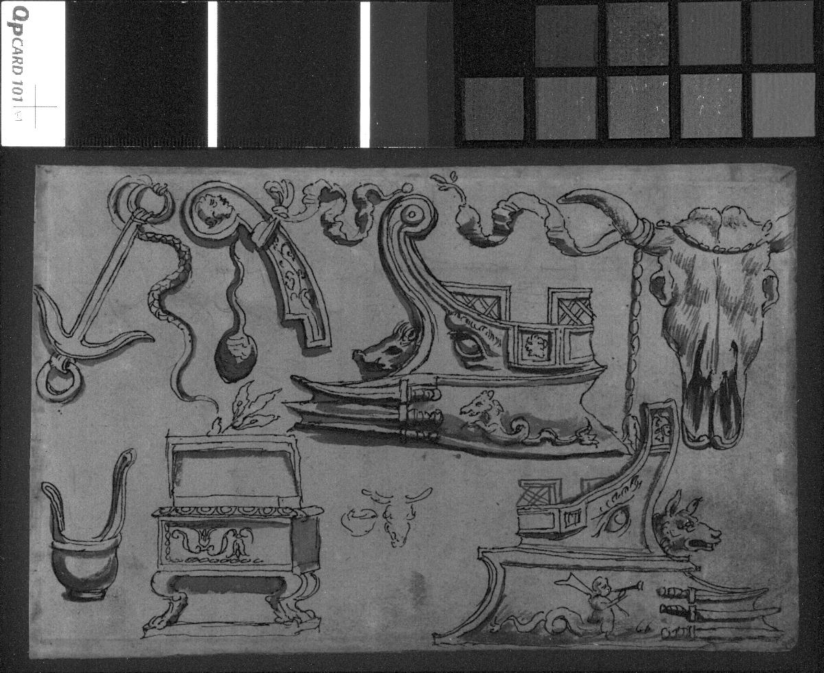 Motive eines augusteischen Frieses aus San Lorenzo fuori le Mura