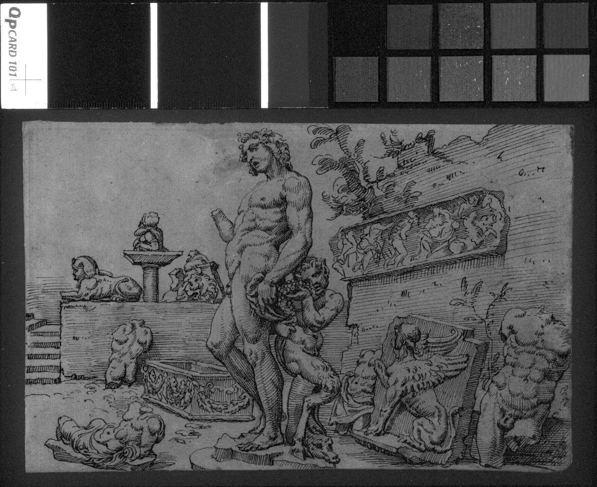 Unterer Statuenhof der Casa Gallo