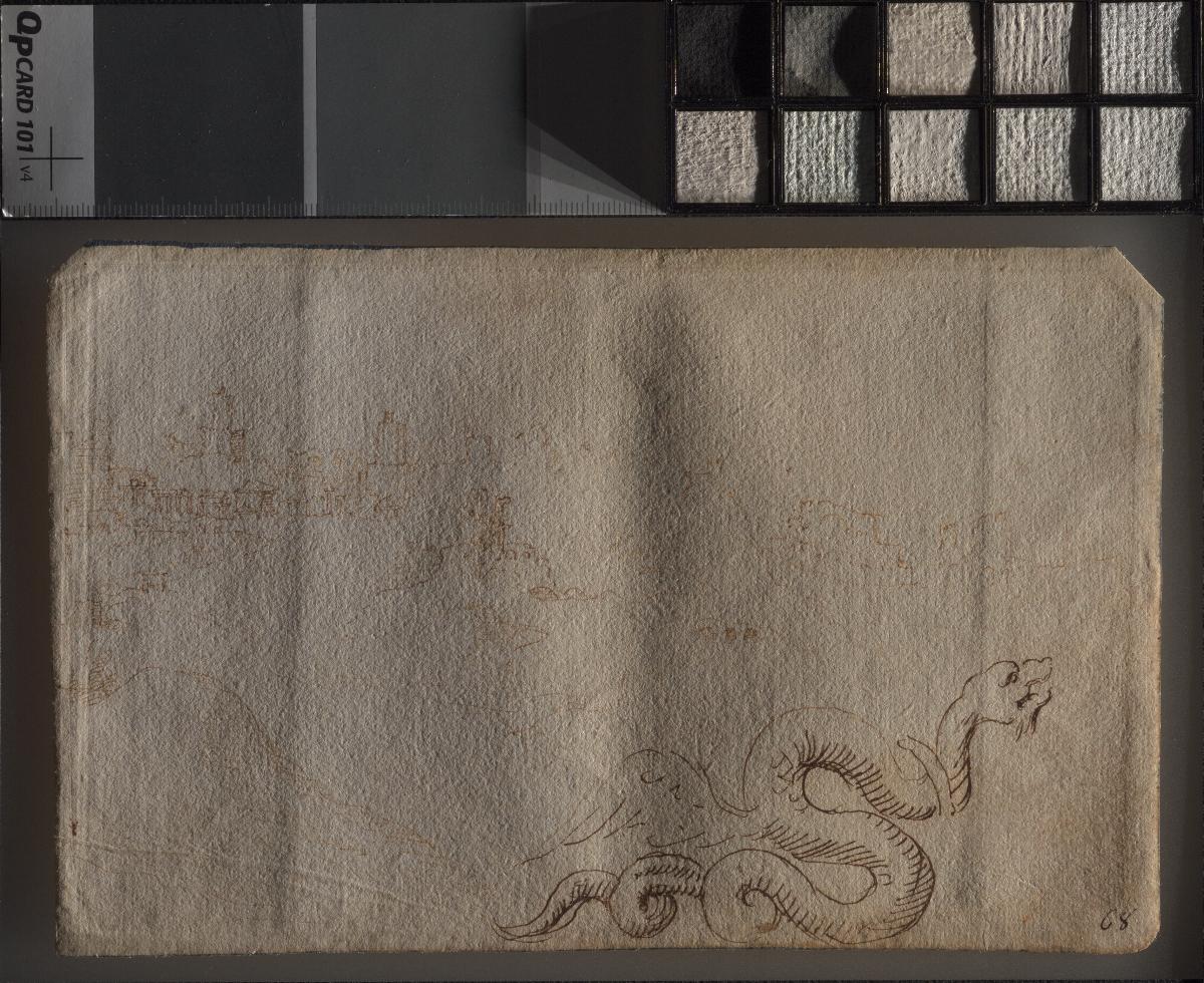 Blick auf Rom vom Aventin und geflügelter Drache
