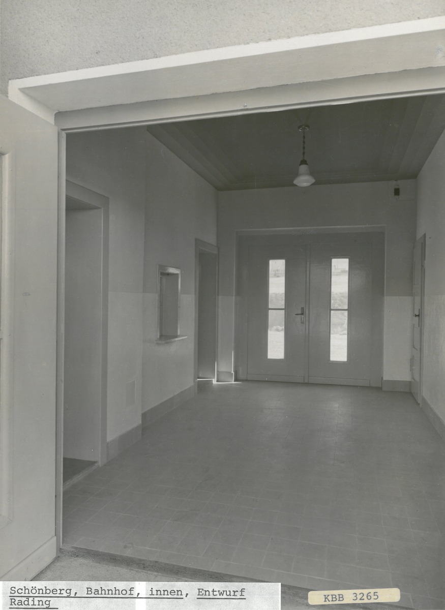 Schönberg in der Oberlausitz, Bahnhof, Innenraum