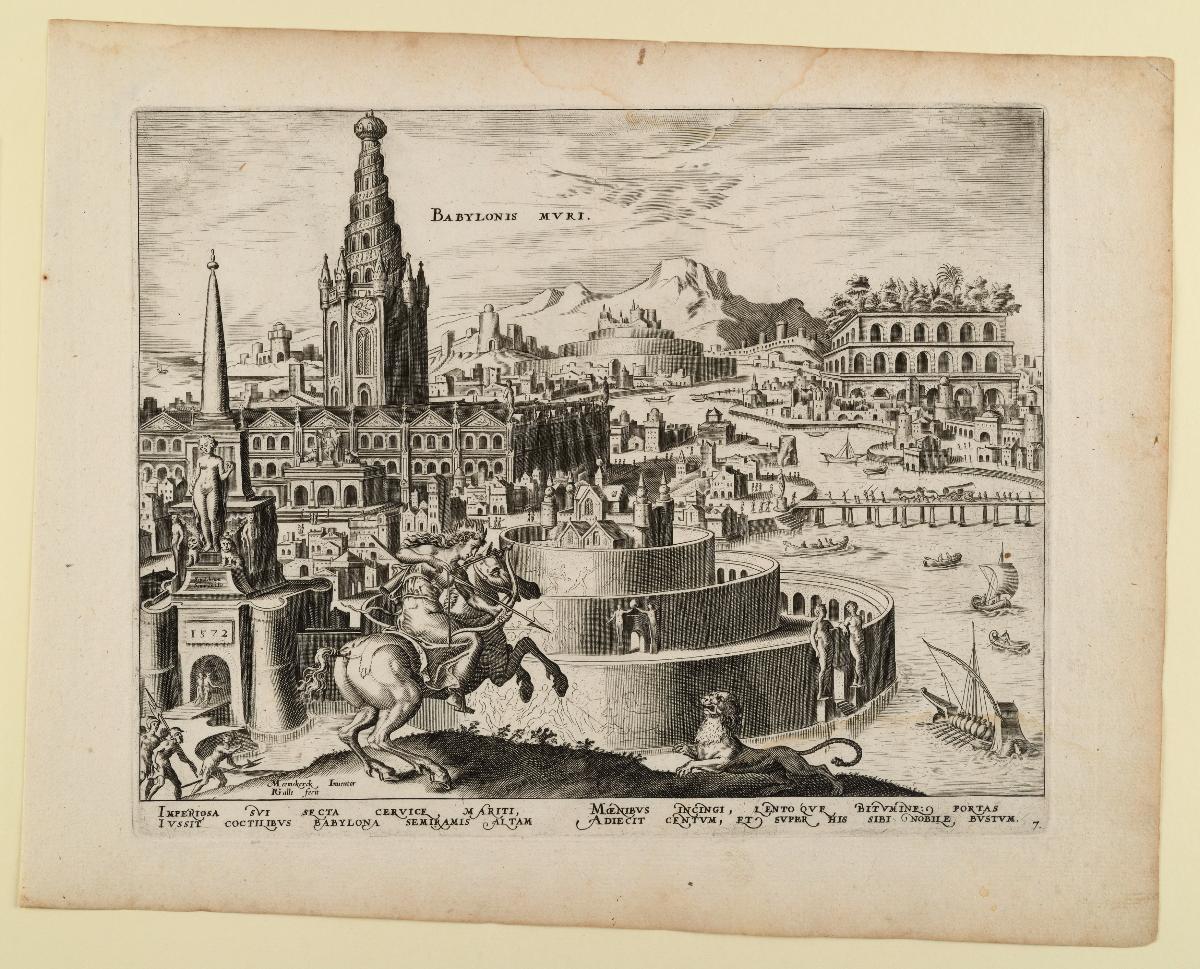 Die Mauern von Babylon, Blatt 7 aus der Folge: Die acht Weltwunder