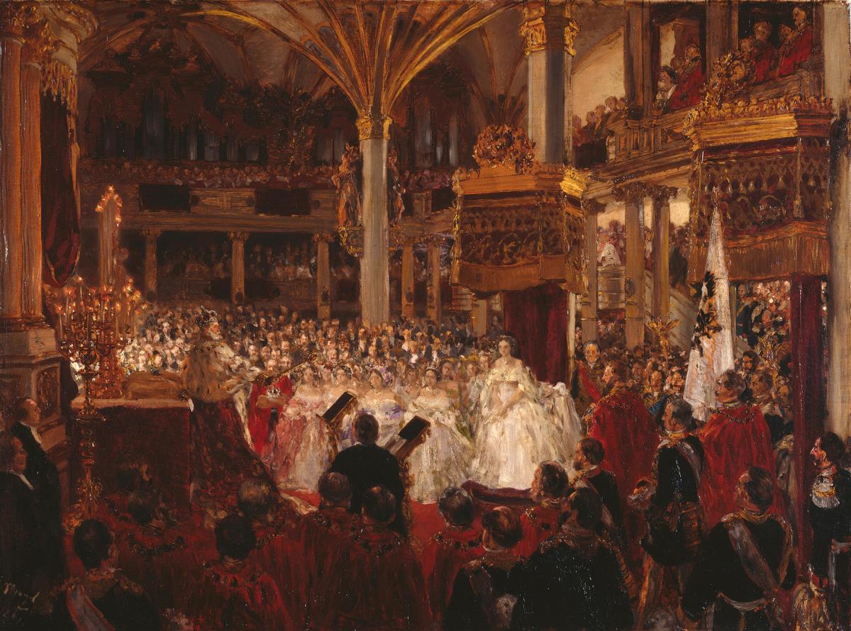 Krönung König Wilhelms I. zu Königsberg (Skizze)