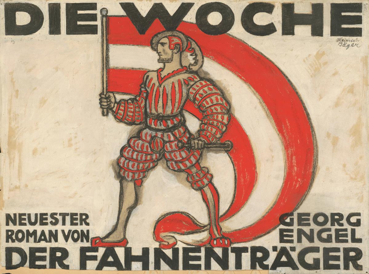 Die Woche. Neuester Roman von Georg Engel - Der Fahnenträger