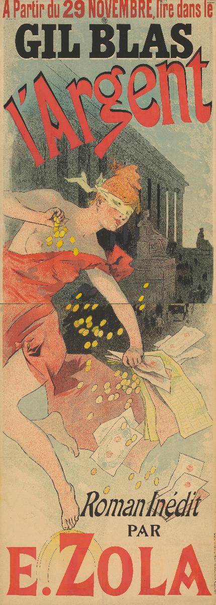 Gil Blas: L' Argent. Roman Inédit par Emile Zola