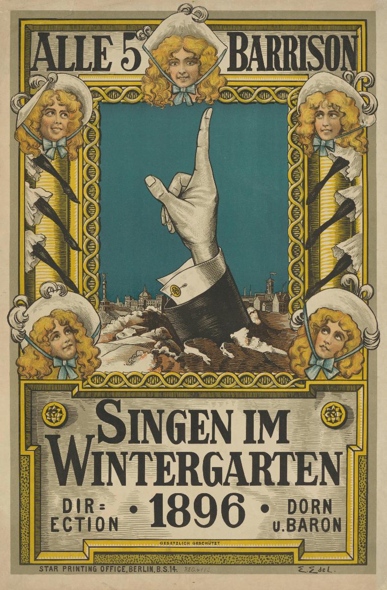 Alle 5 Barrison singen im Wintergarten