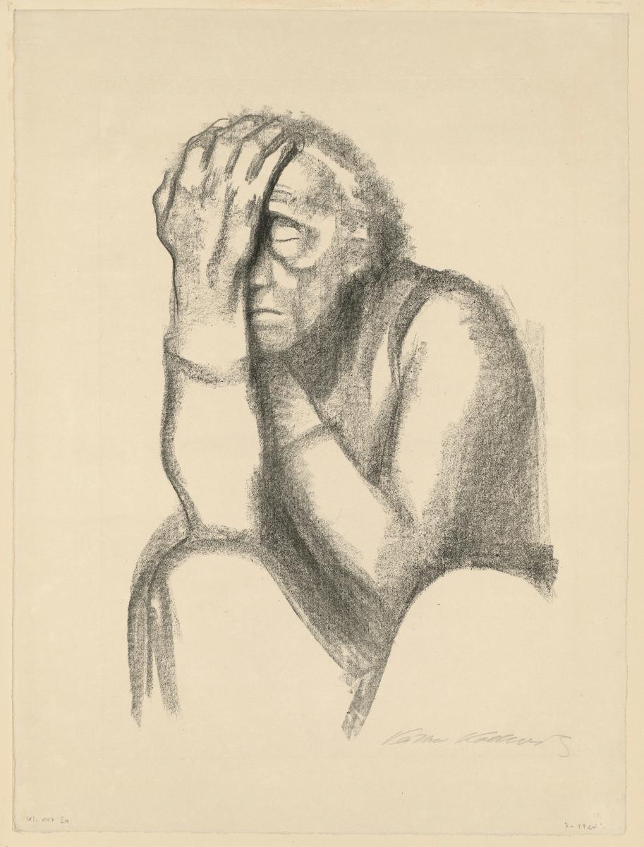 Nachdenkende Frau (Verzweiflung) (2. Zustand)