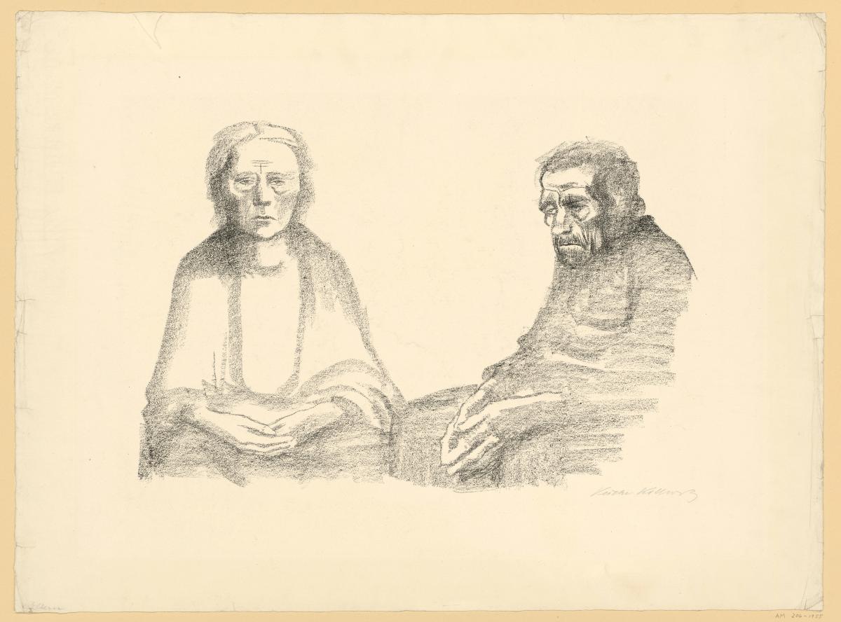Die Eltern (Verworfene 2. Fassung zu Blatt 3 aus "Krieg")