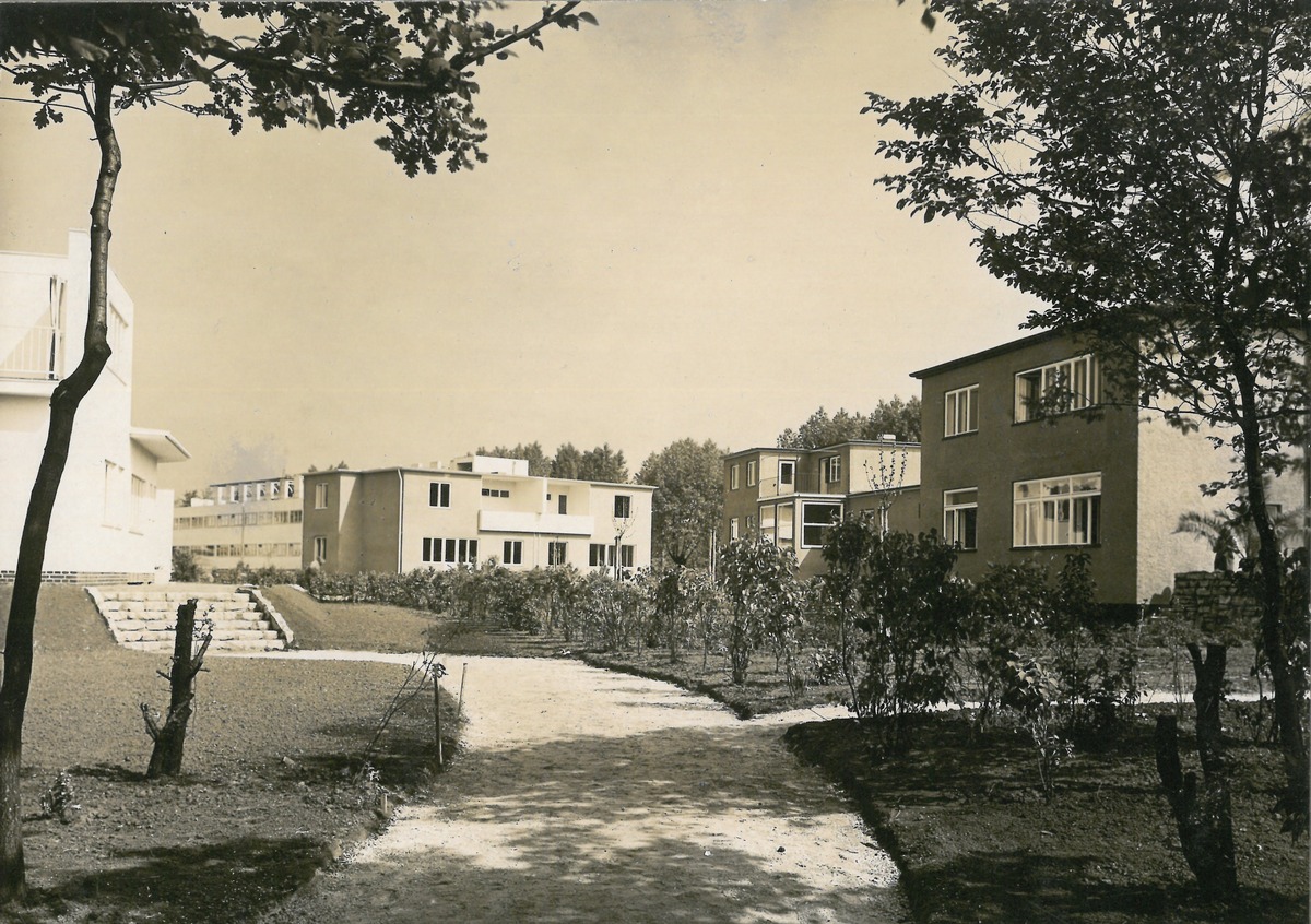 Breslau, Werkbundausstellung 1929 "Wohnung und Werkraum", Blick in die Siedlung