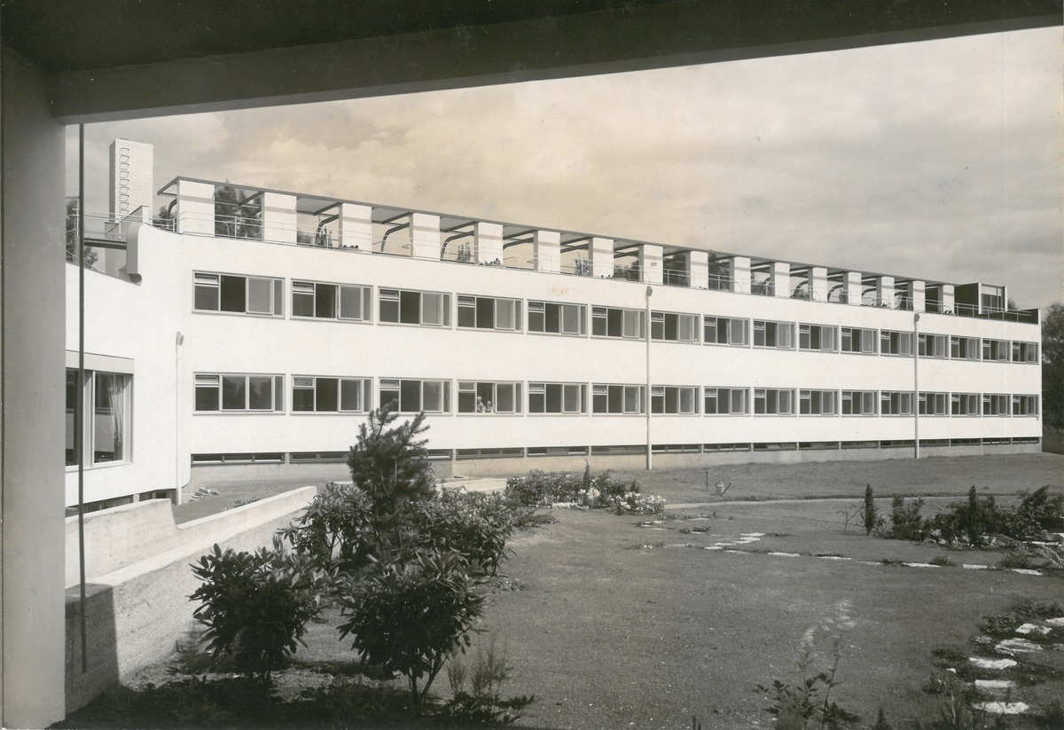 Breslau, Werkbundausstellung 1929 "Wohnung und Werkraum", Nr. 31, Wohnheim für Ledige und kinderlose Ehepaare
