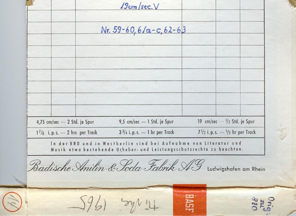 Christensen Türkei 1965