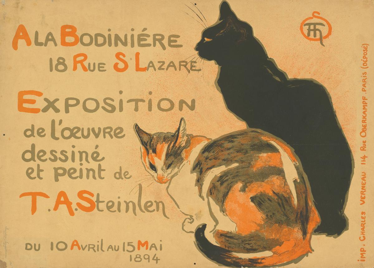 Exposition de l'oeuvre dessiné de T. A. Steinlen
