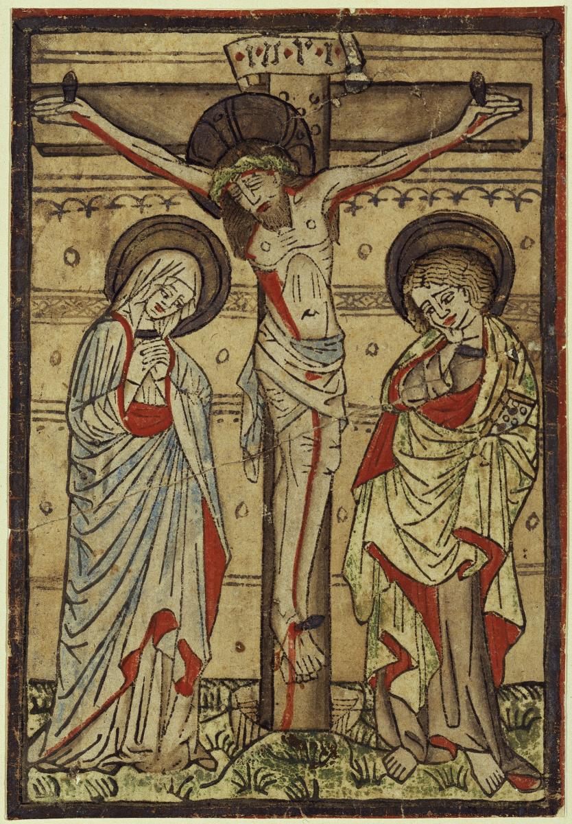 Maria und Johannes unter dem Kreuz