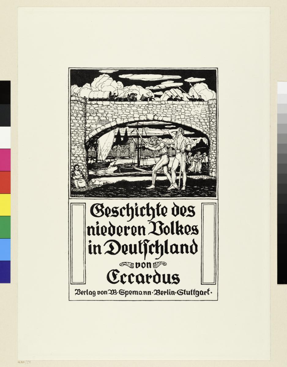 Eccardus. Geschichte des niederen Volkes in Deutschland (Probedruck)