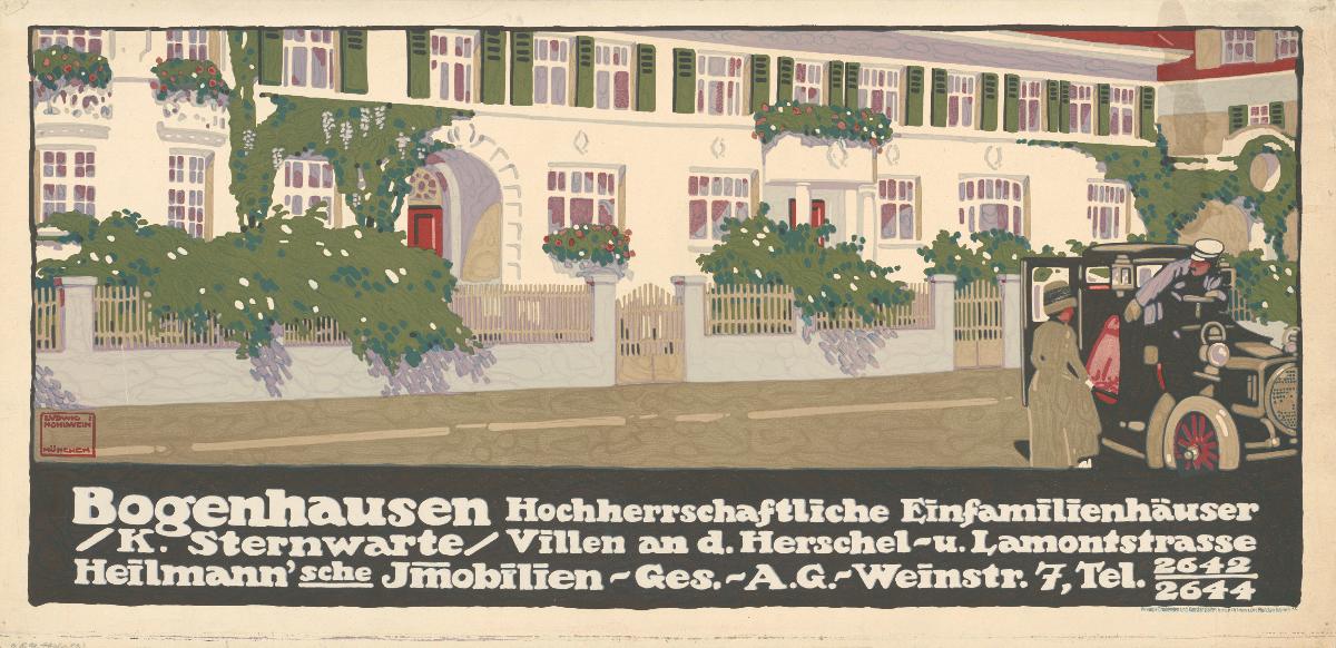Bogenhausen Hochherrschaftliche Einfamilienhäuser. Heilmann'sche Immobilien-Gesellschaft
