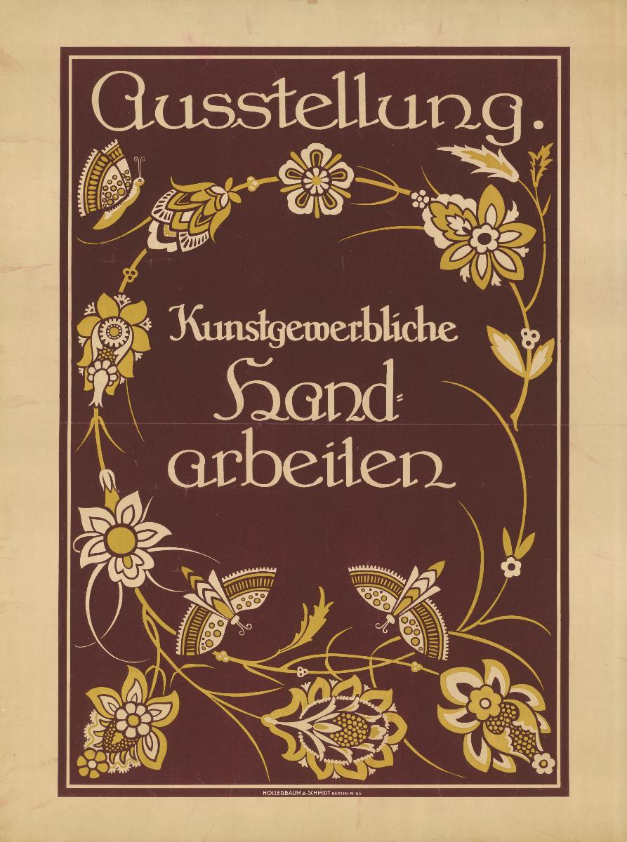 Ausstellung. Kunstgewerbliche Handarbeiten