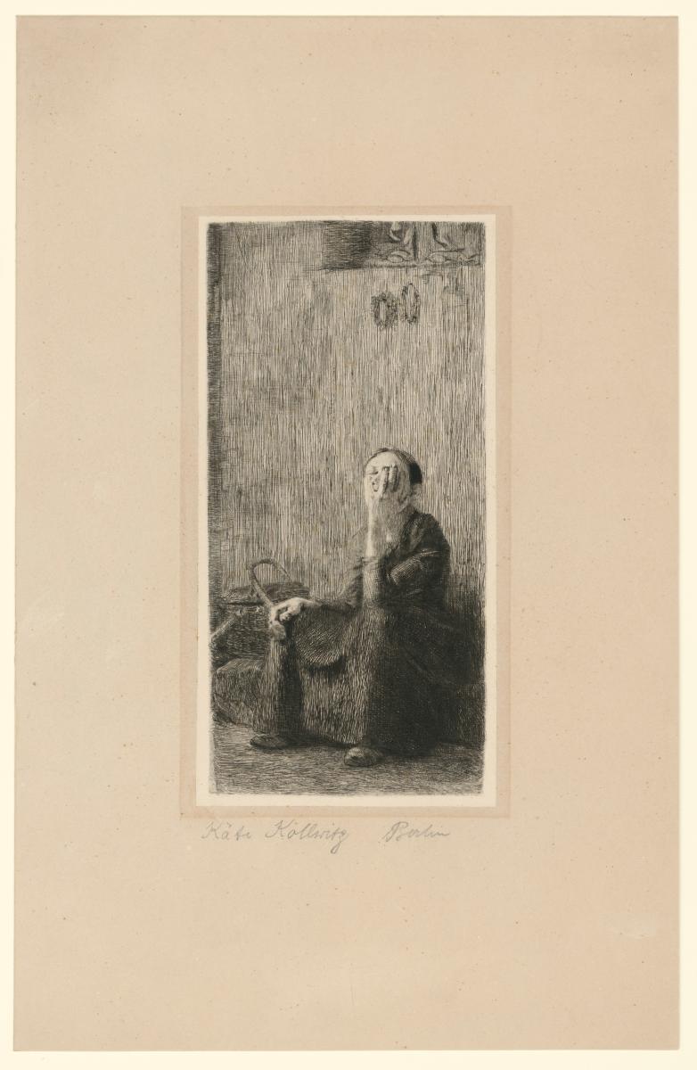 An der Kirchenmauer (3. Zustand)