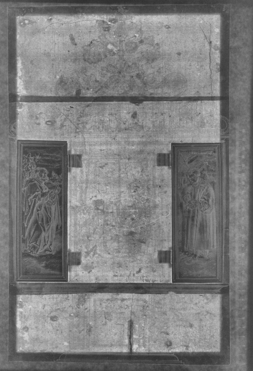 Entwurf für einen Flügelaltar mit der Beweinung Christi