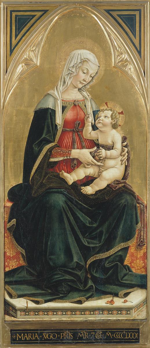 Thronende Maria mit dem Kind