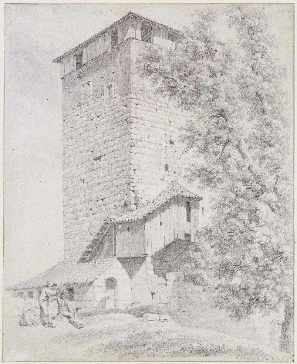 Der fünfeckige Turm in Nürnberg