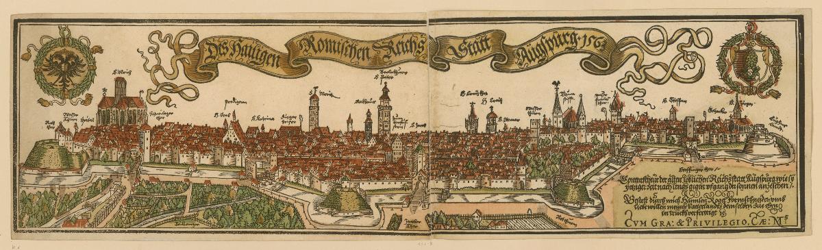 Des Hailigen Romischen Reichs Statt Augspurg. 1563
