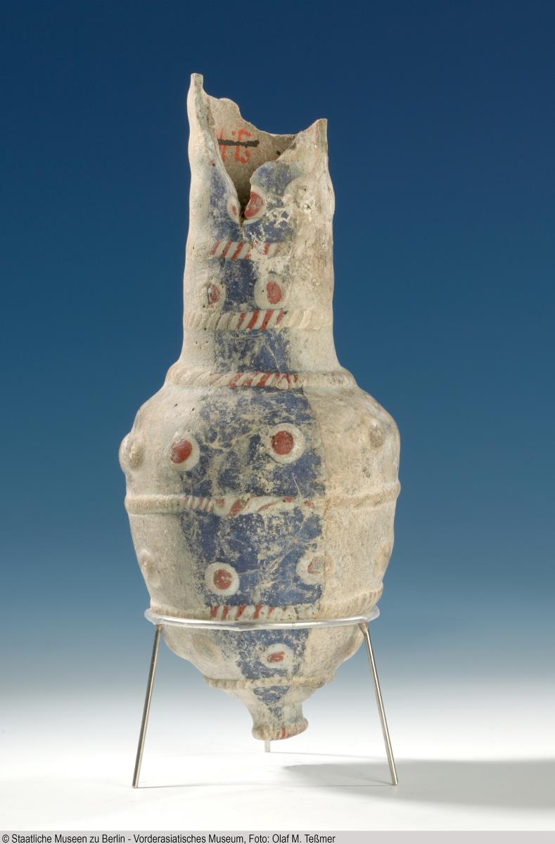 Flasche mit Ornamenten verziert