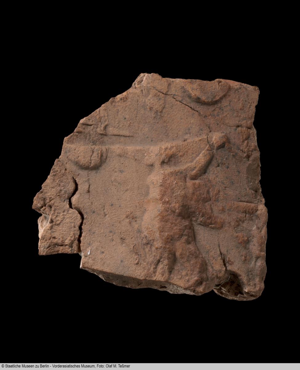 Tonverschlussfragment mit Siegelabrollung