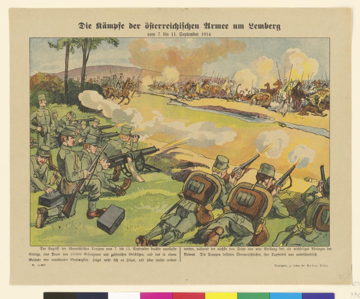 Die Kämpfe der österreichischen Armee um Lemberg vom 7. bis 11. September 1914