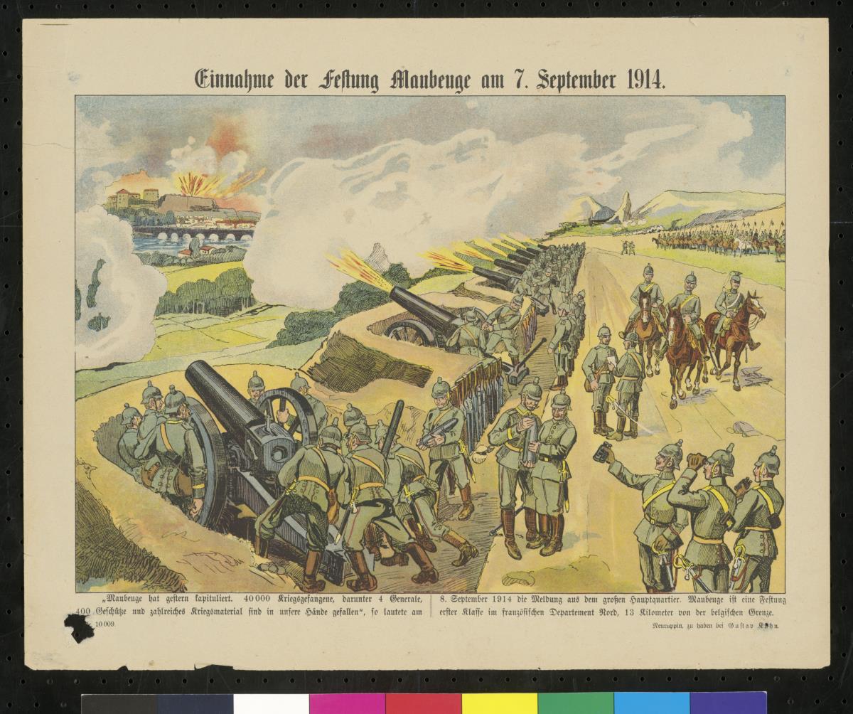Einnahme der Festung Maubeuge am 7. September 1914