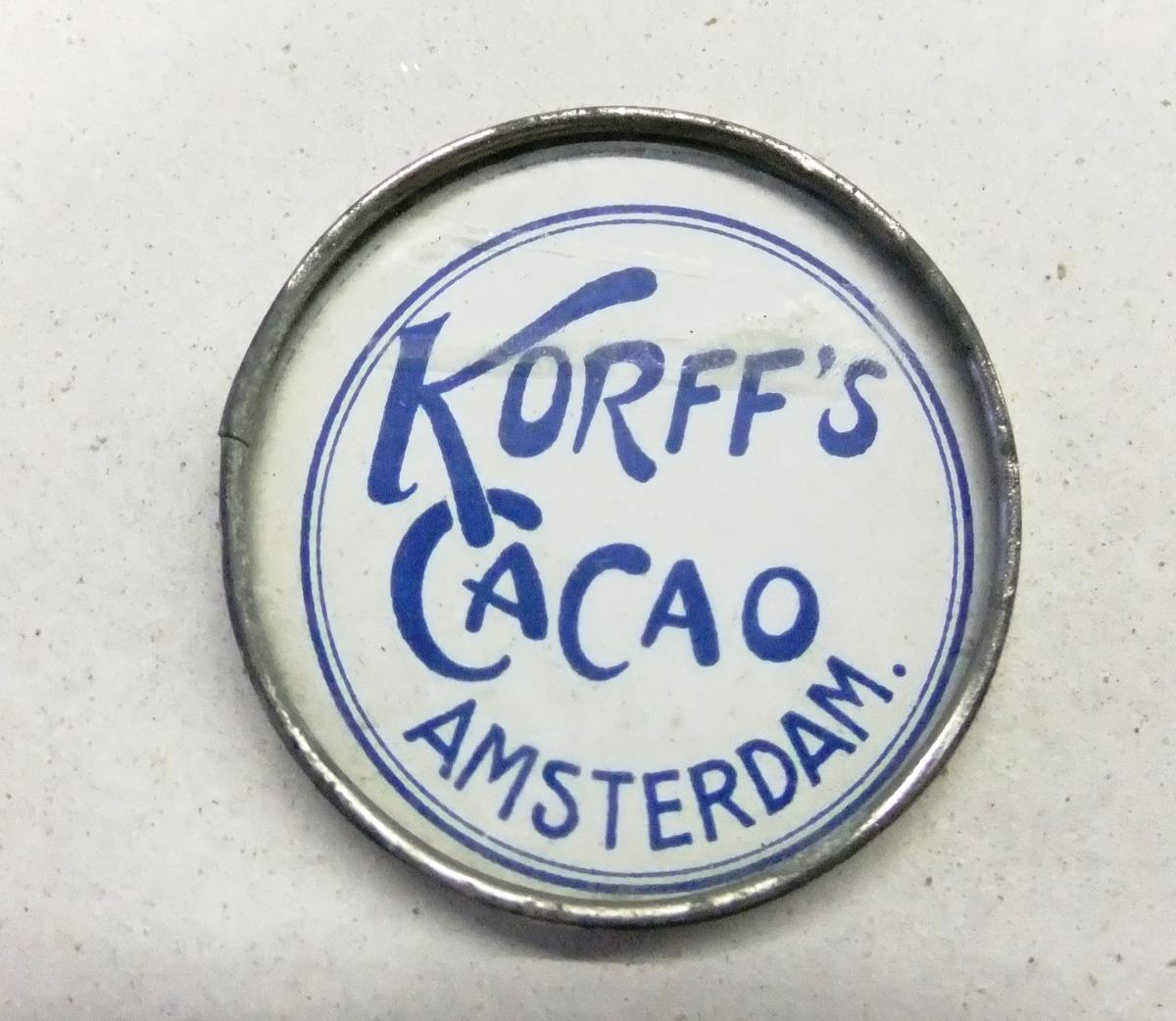 Korff´s Cacao Amsterdam.