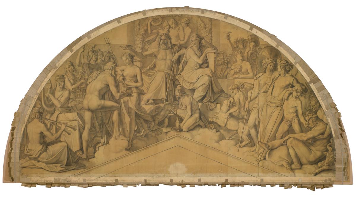 Die Aufnahme des Herakles in den Olymp