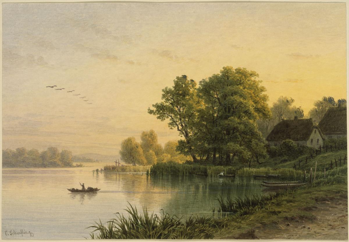 Gebäude am Wasser (Henkels Ablage?)