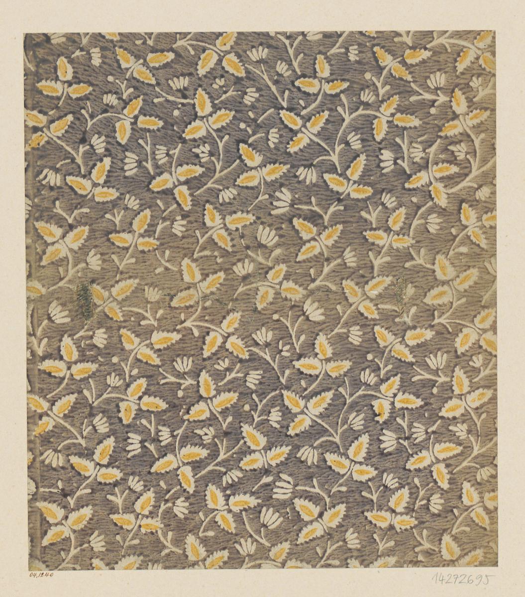 Modeldruckpapier (florales Fächenmuster)