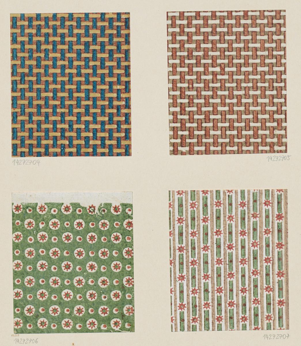 Modeldruckpapier (geometrisches Flächenmuster)