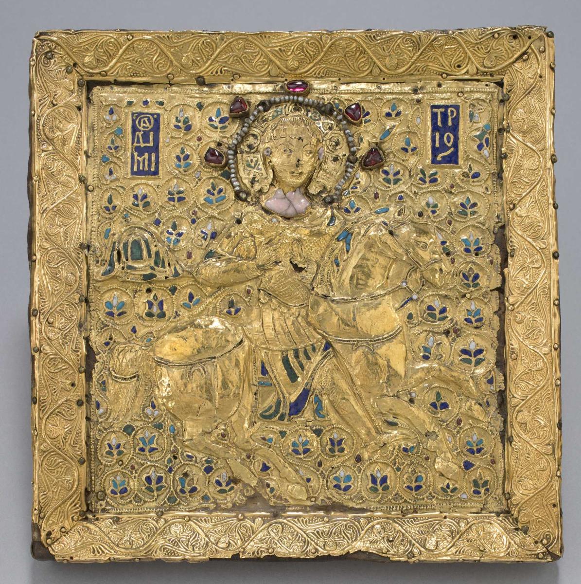 Reliefikone mit hl. Demetrios aus dem Welfenschatz