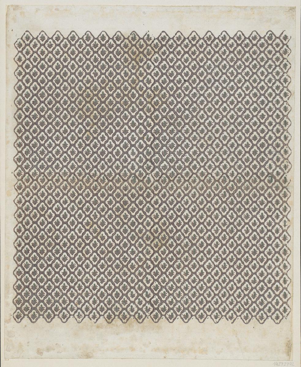 Modeldruckpapier mit Silberdruck