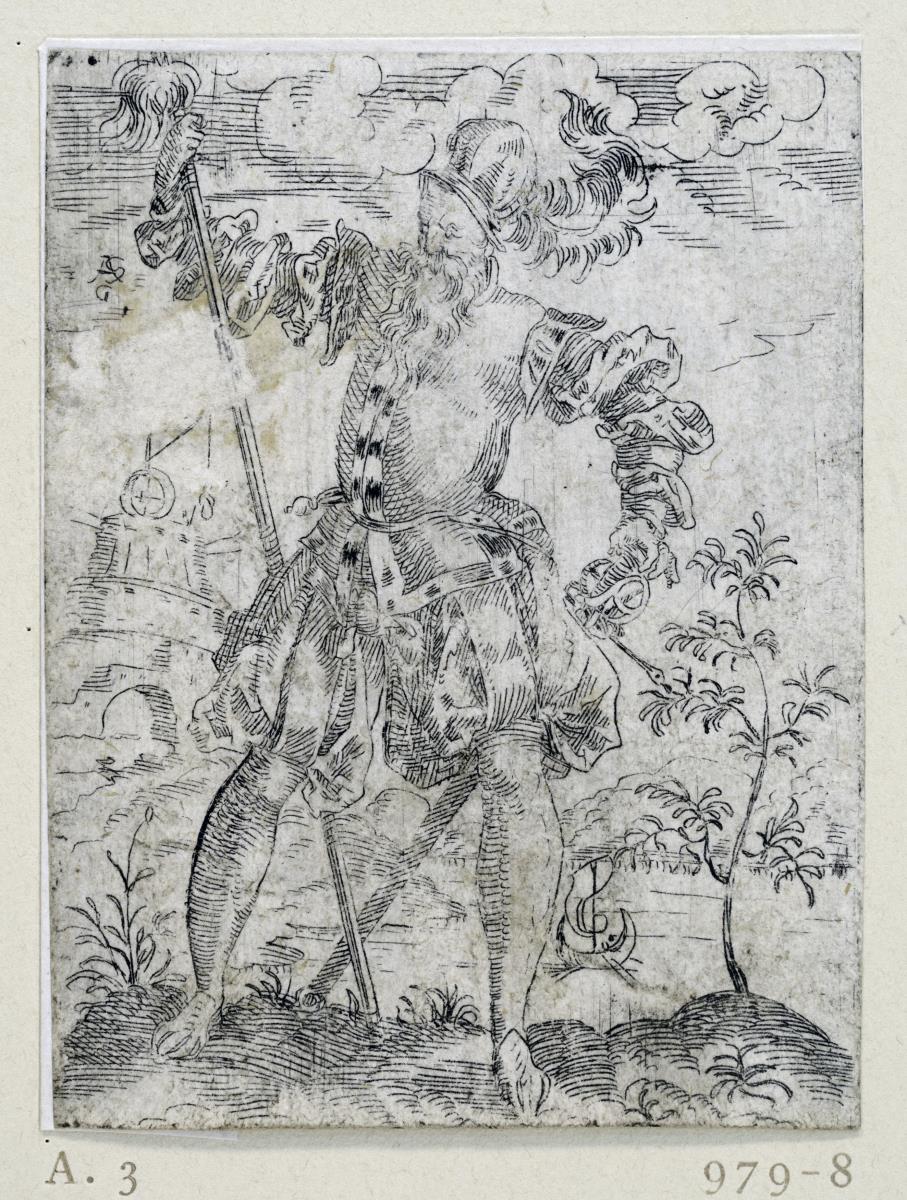 Der Soldat mit der Hellebarde