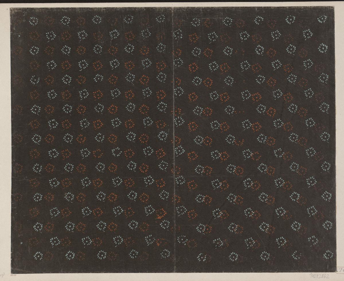 Modeldruckpapier (simple Blüten)