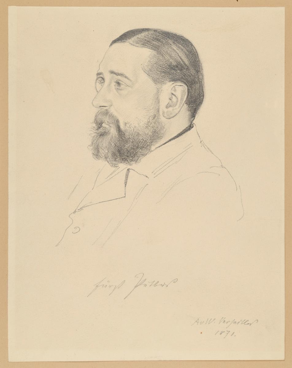 Fürst Malte von Putbus. Studie zur "Kaiserproklamation in Versailles"