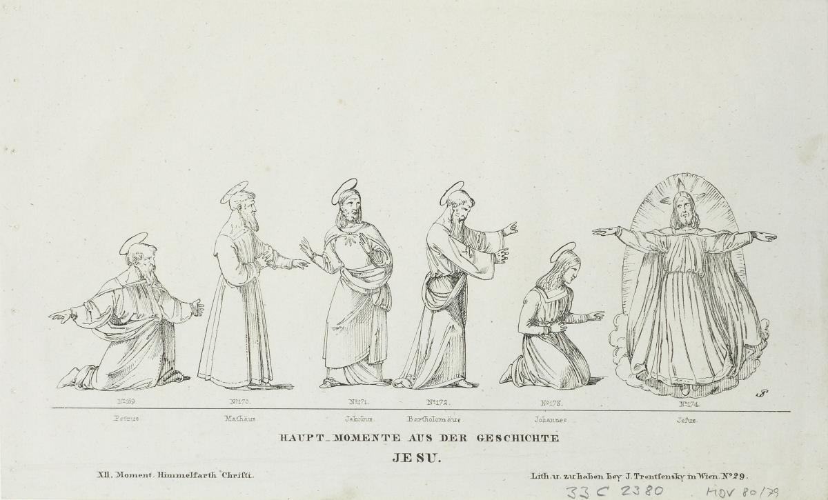 Haupt Momente aus der Geschichte Jesu. XII. Moment. Himmelfarth Christi.