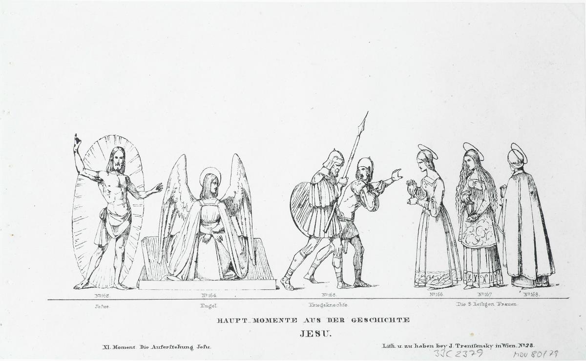Haupt Momente aus der Geschichte Jesu. XI. Moment. Die Auferstehung Jesu.