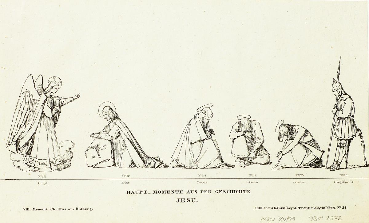 Haupt Momente aus der Geschichte Jesu. VIII. Moment. Christus am Öhlberg.