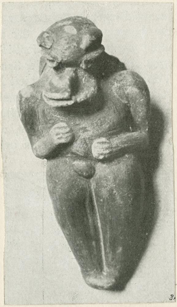 Anthropomorphe Tonfigur