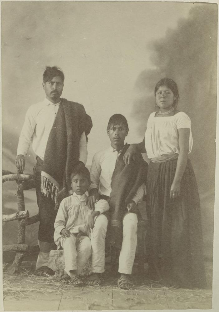 "Indianische Familie."
