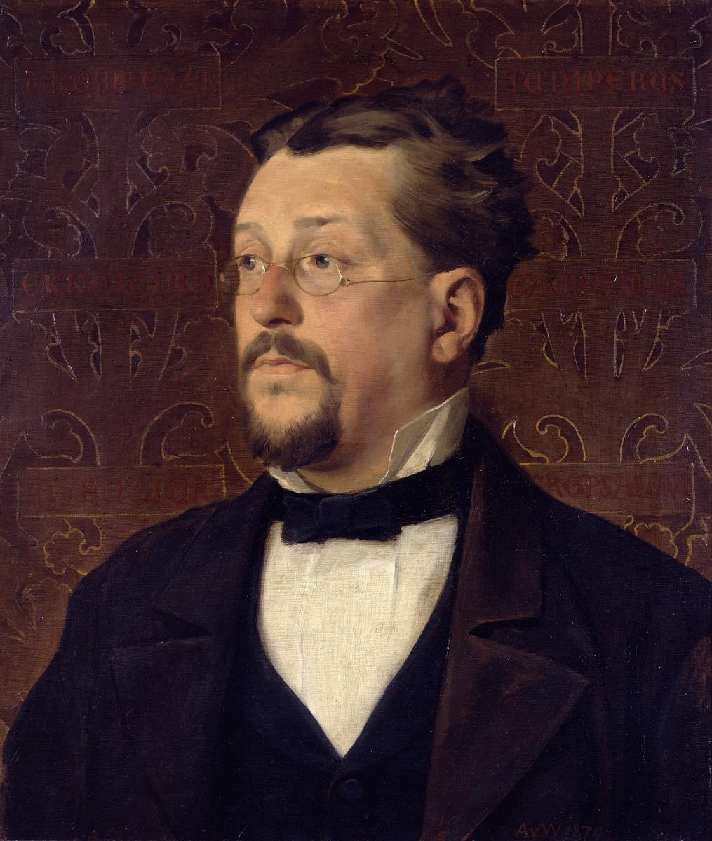 Porträt des Dichters Joseph Victor von Scheffel