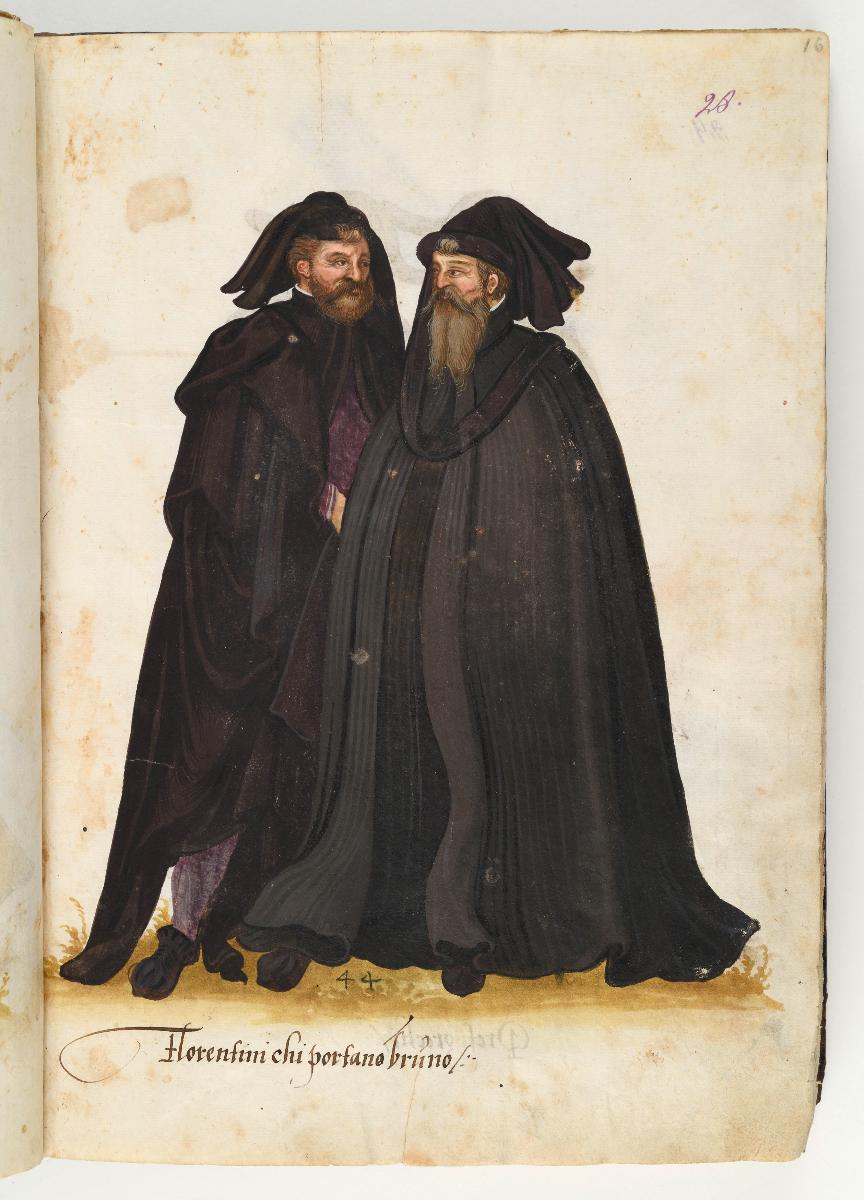 Trachtenbuch: Florentini chi portano bruno